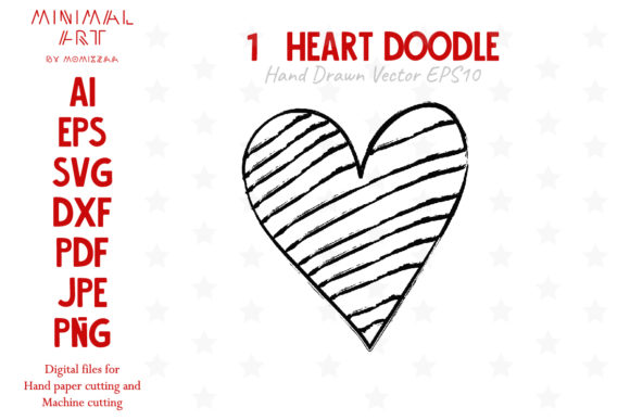 Download Hearts Doodle Valentine Clip-art - Premium Bundle